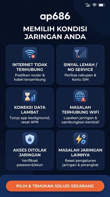 Tampilan link alternatif ap686
