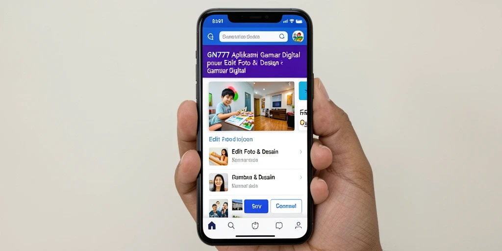 Tampilan antarmuka GN777 dengan fitur pengeditan gambar yang lengkap.