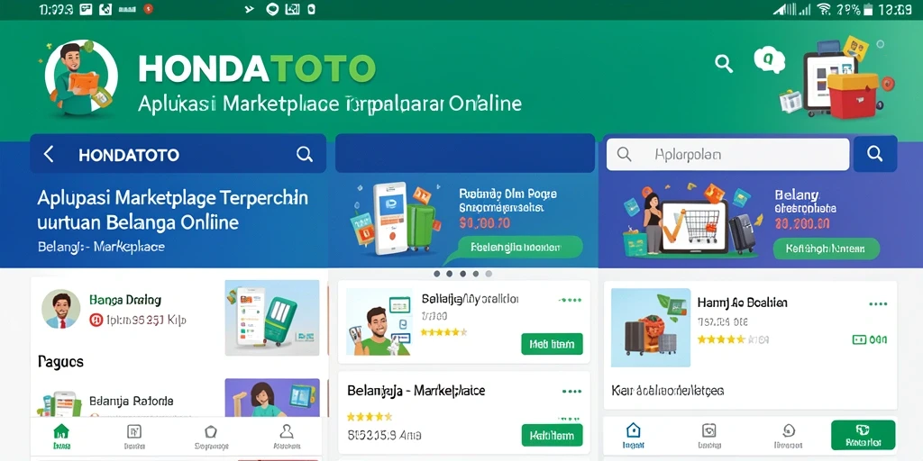 Tampilan antarmuka HONDATOTO yang sederhana dan fungsional.