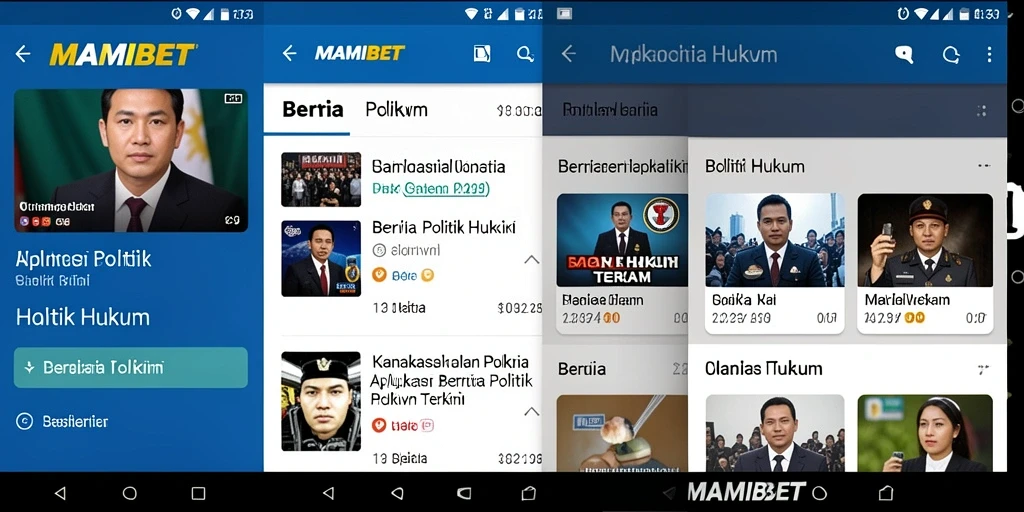 Tampilan antarmuka MAMIBET yang informatif dan menarik.