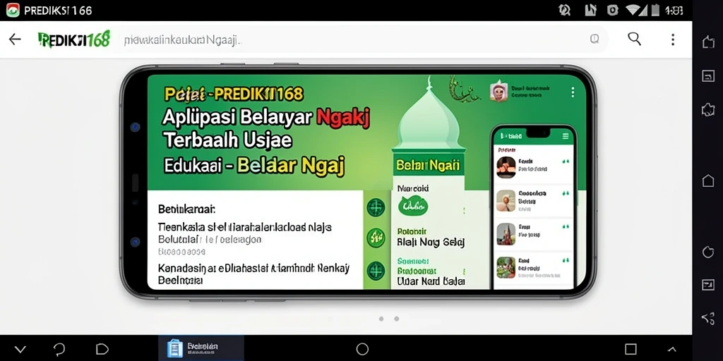 Antarmuka PREDIKSI168 yang intuitif dan menarik untuk belajar Ngaji.